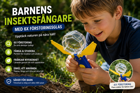 Barnens Insektsfångare med Förstoringsglas